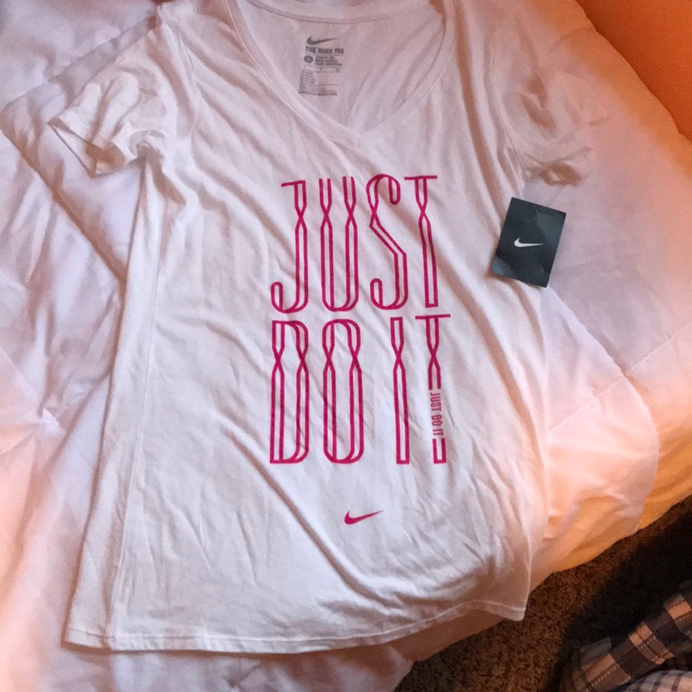 White Nike Tee